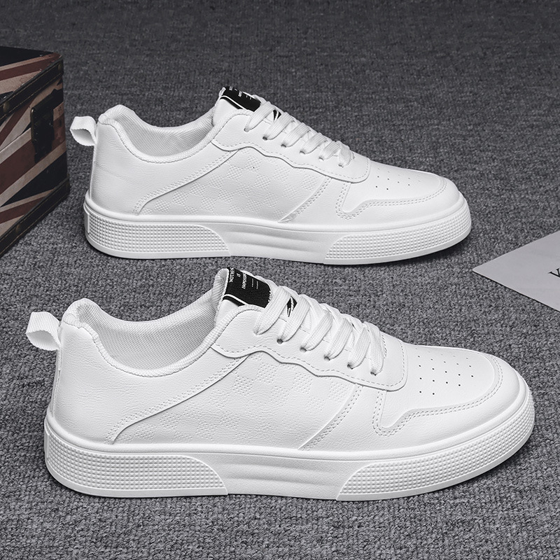 Men's Summer New Designer Breathable High Quality Leather Surface Small White Multi Functional Sports And Leisure Low Cut Versatile Fashion Board
