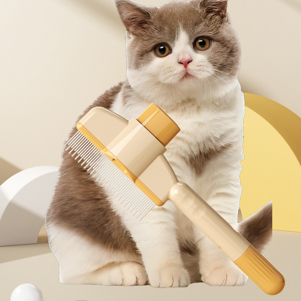 Cat Brush with Release Button Self Cleaning Slicker Brush Dog Deshedding Brush Pet Grooming Brush for Dogs and Cats