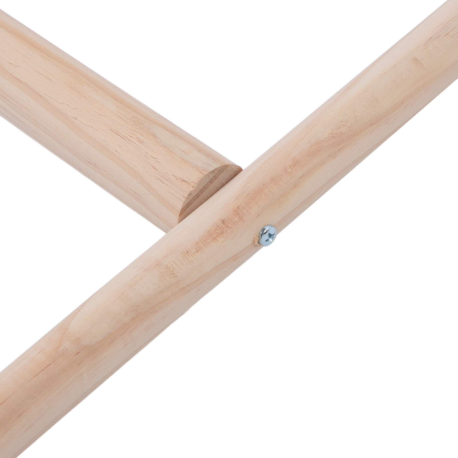 Chick Perch Stand Chicken Perch Toy for Coop Wooden Chicken Roost Stand with Iron Ground Plug Chicken Coop Accessories