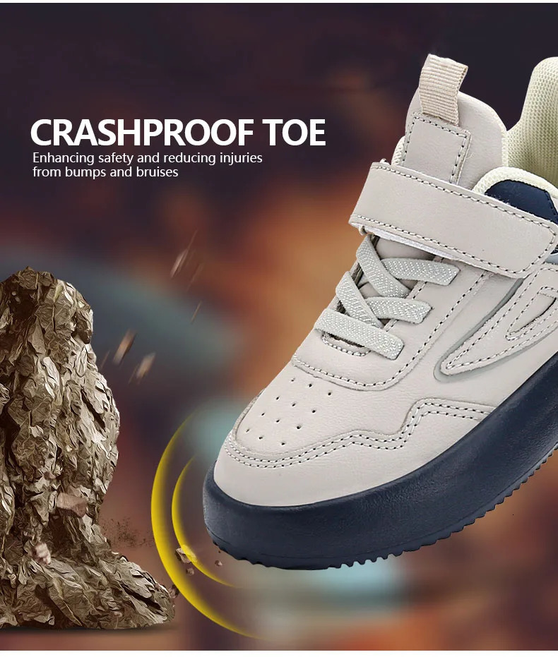 Children Sneakers Boys Shoes Leather Flat Kids for Lightweight Sports Running Tennis Boy Sneaker Walking Outdoor 250303