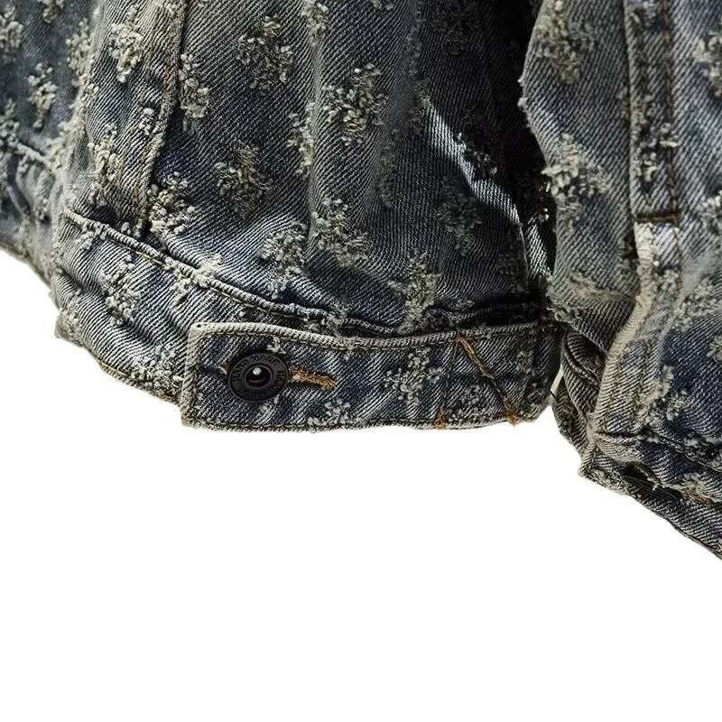 Fashionable Casual Four Seasons Men's Denim Jacket