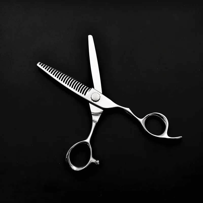 CNC Mirror Technology Cobalt Steel Scissors multiple hair professional barber Thinning scissors 6.0 hairdressing scissors 250304