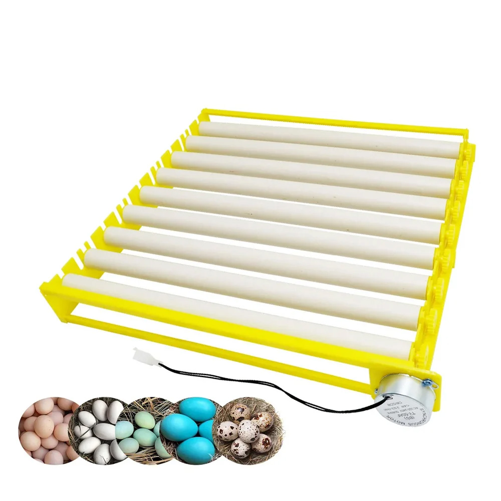 Automatic 360 Degree Rotary Egg Turner Roller Tray Duck Quail Bird Poultry Eggs Hatching Incubator Farm Incubation Tool