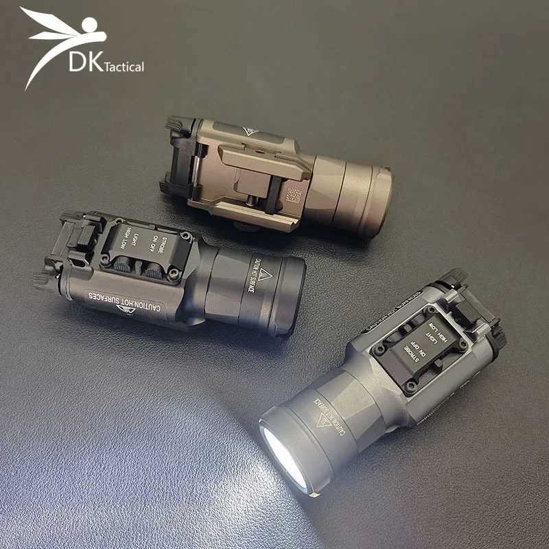 Airsoft Tactical SF XH35 X300 X300U Pistol Reconnaissance Light X300V D Flashlight Rifle Hunting Weapon Metal Gun LightXJ250303