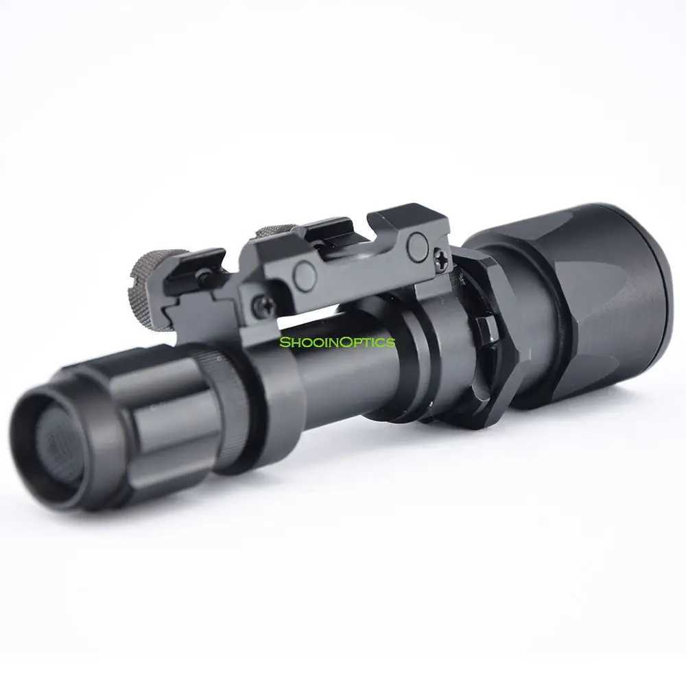 Tactical Gun Light Integrated 20mm Mount Base With Extension Cord SwitchXJ250303