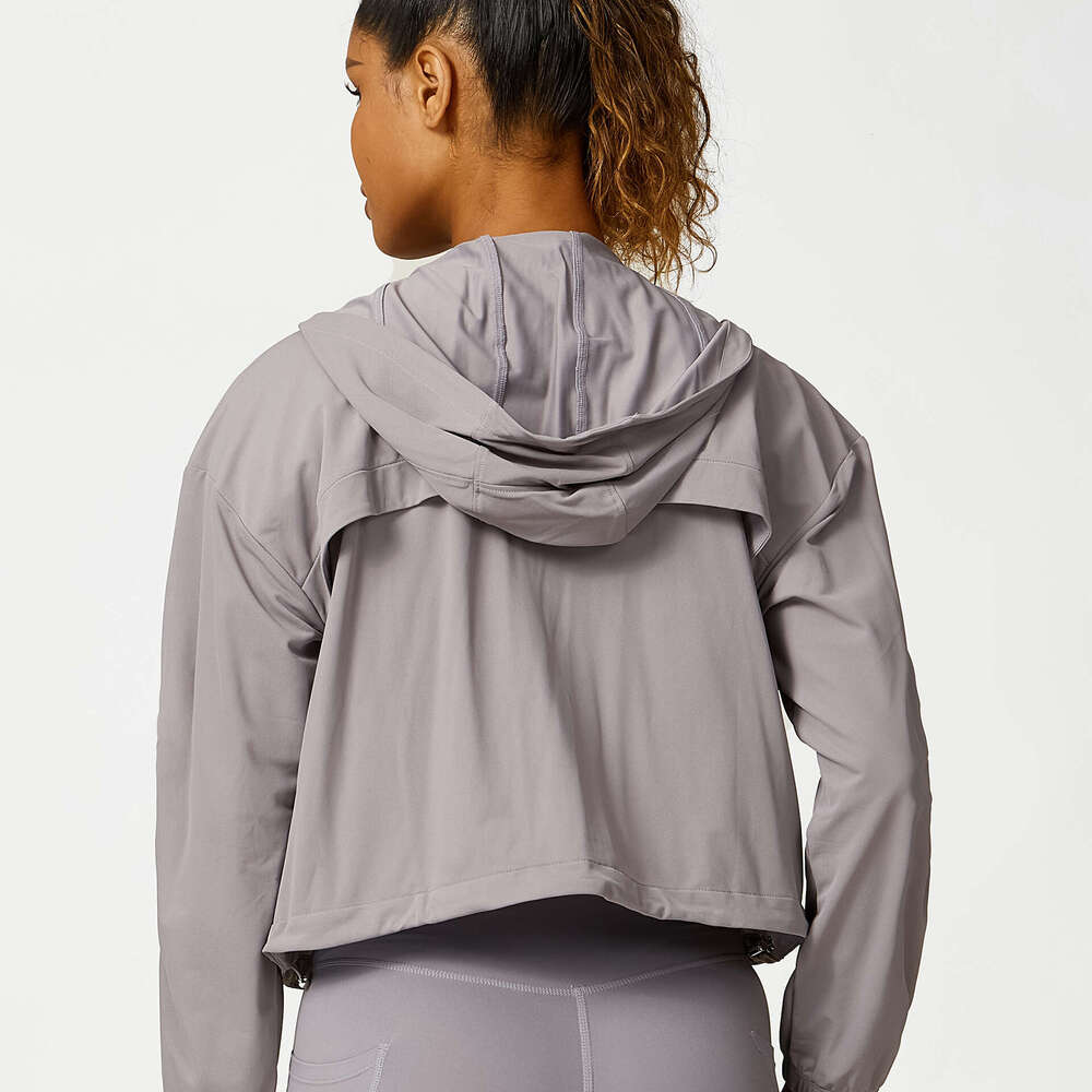European and American quick drying sun protection casual jacket yoga suit outdoor running cycg sports zipper sweater five piece set 2025 temperament v