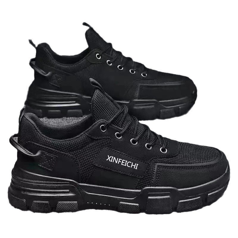 2025 New Summer Men's Niche Designer Shoes Work Clothes Lightweight Soft Sole Outdoor Canvas Martin Shoes Outdoor Anti Slip Casual Men's Boa