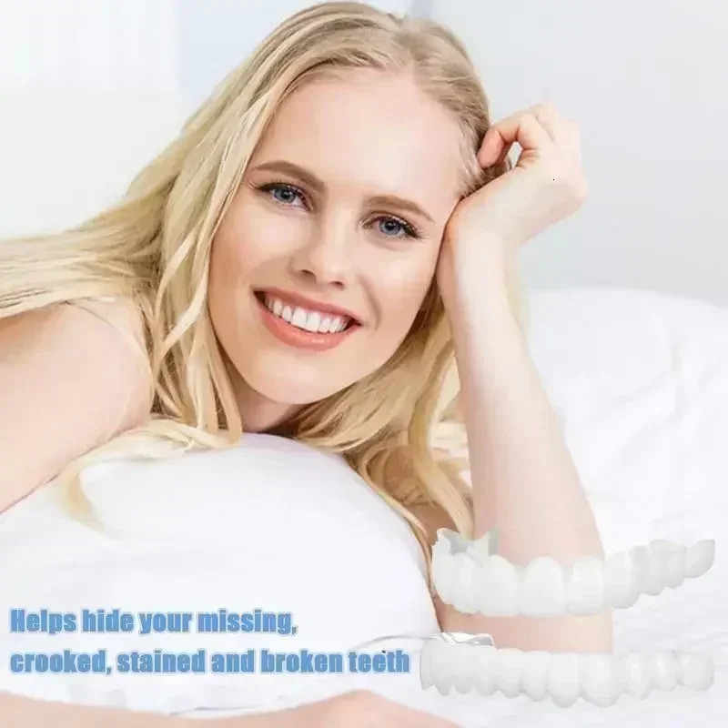 Adult adjustable denture set denture clasps portable braces decorative gaps to improve dental aesthetics 250228