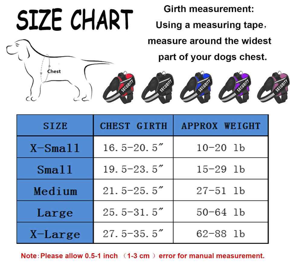 DHpet Service Dog Vest, No-Pull Harness with Handle, 6 Dog Patches, Night Safe Reflective Straps, Adjustabl Vest for Small, Medium, Large Breed Dogs