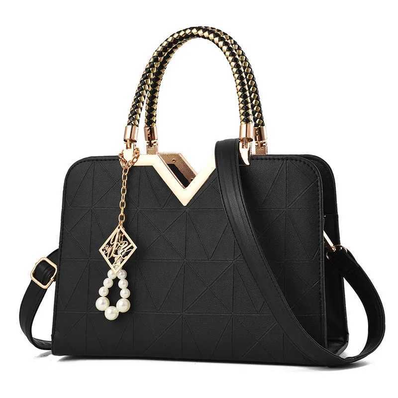Womens handbag patch work shoulder messenger office work PU leather womens handbag womens luxury handbag fashion elegant shoulder bag Z250303