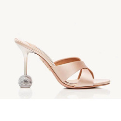 Ins Fashion Show Irregular Heel Open Toed Simple Sandals Women's Shoes