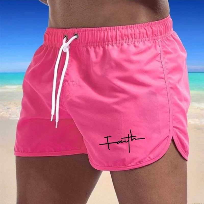 Swim Shorts Mens Beach Shorts Summer Hot Sales Men Loose Comfortable Style Daily Bathing Suit Man Ventilate Gym Clothing SeasideT250304
