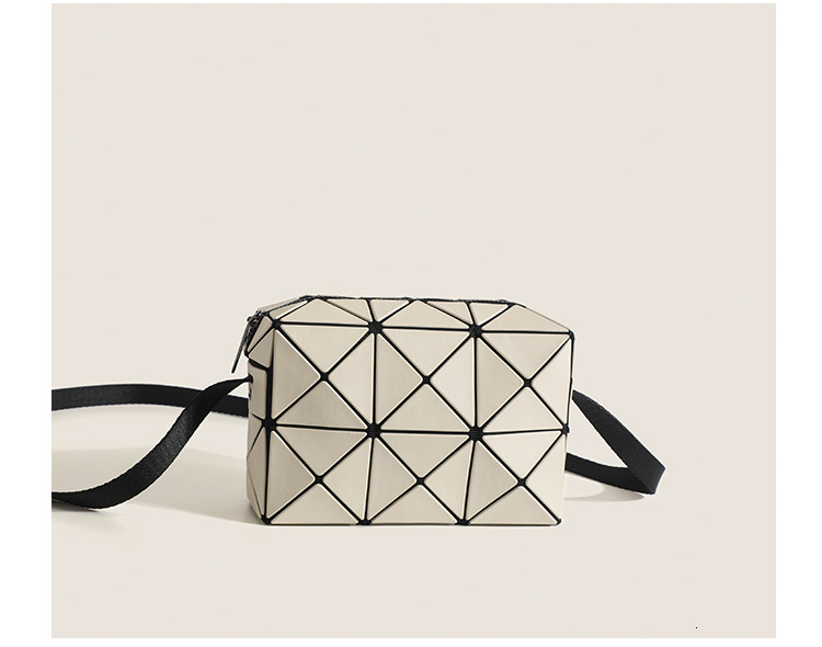 Japanese Cupid small square lifetime diamond grid women's mini mobile phone bag, single shoulder crossbody, unisex style