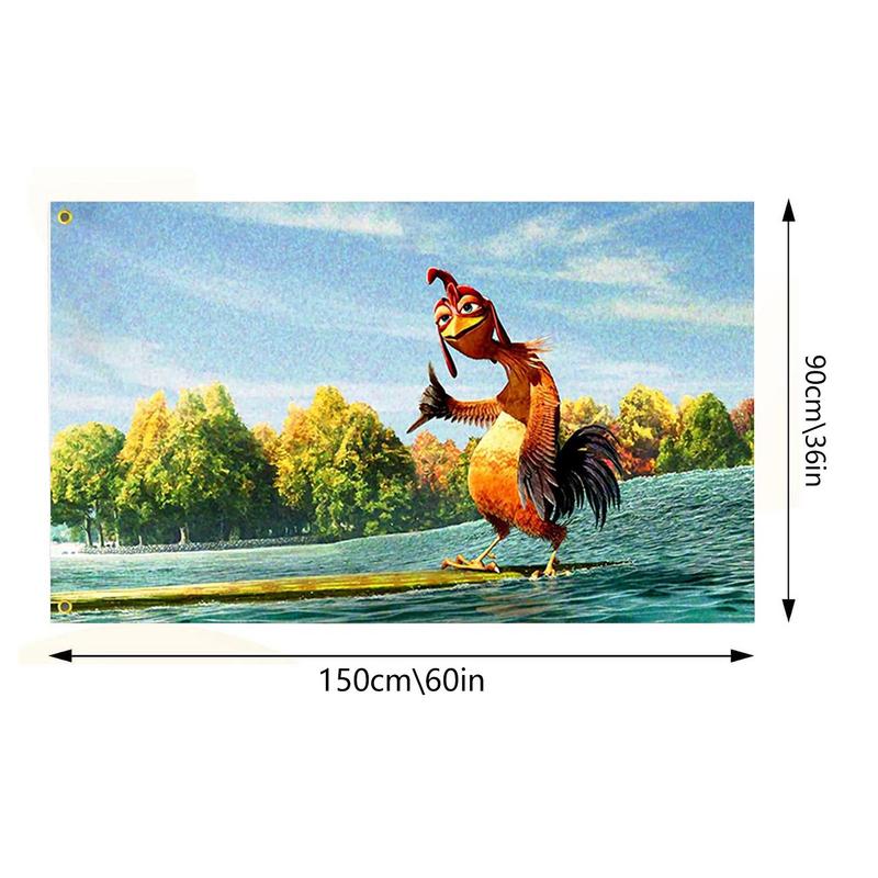Chicken Joe Tapestry Outdoor Chicken Flag Wall Art Decor Decorative Chicken Jie Wall Tapestry Aesthetic Home Decor For Garden