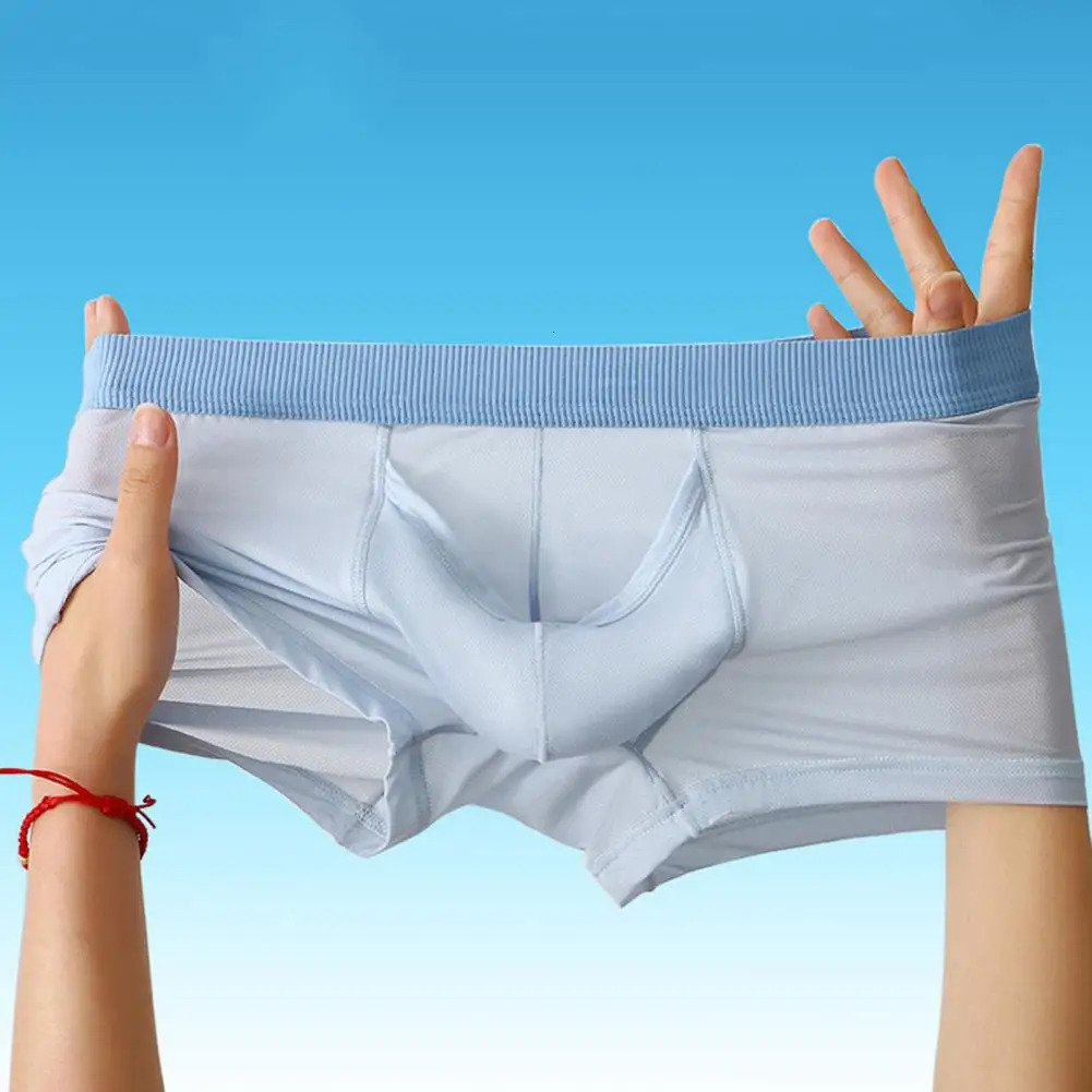 Men Boxer Good Breathability Slim Fit Men Boxer High Elasticity Mens Cotton Boxers for Quick Dry 250303