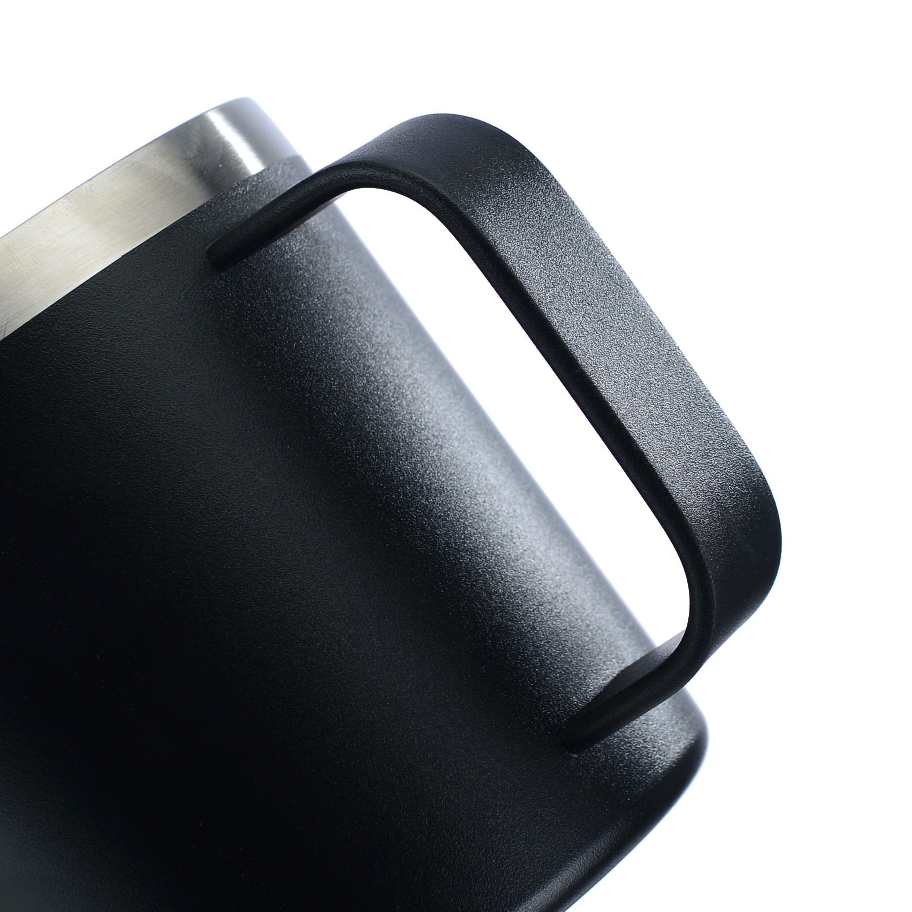 Customize logo 14oz powder coated coffee Mugs with handle sealing Lid 304 Stainless Steel Double Walled Insulated Tea beer mug Outdoor travel cup 16co