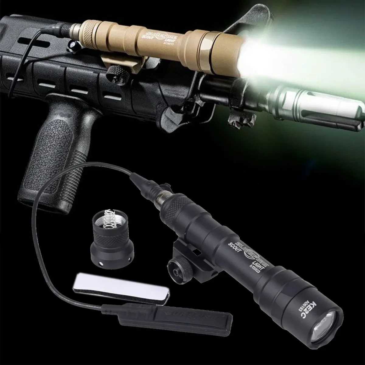 Tactical Head M600 Upgrade M600V Strobe M600V-IR Infrared Airsoft Weapon Scout Light Hunting 20mm Rail Metal Lantern TorchXJ250303