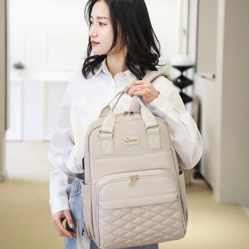 Mommy Bag Three Piece Multi functional Mother and Child Bag Outdoor Travel USB Charging High Capacity Backpack 250304