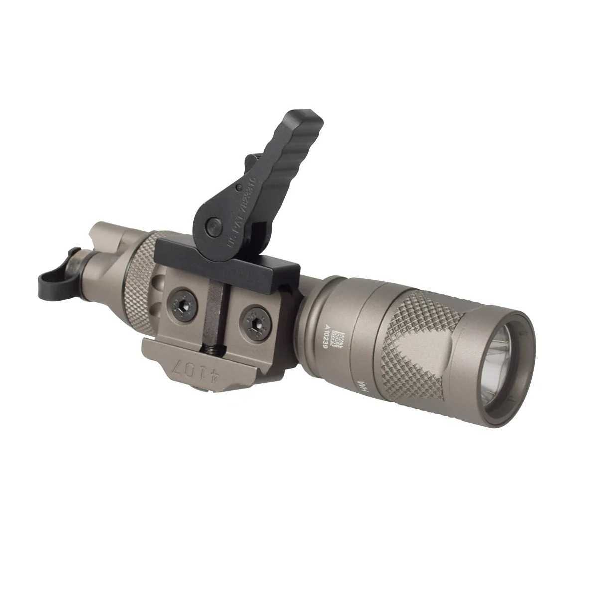 Tactical M300 M600 M323V M622V IR Infrared Weapon Gun Light Airsoft Flashlight Hunting Scout Light with Rote Switch QD MountXJ250303