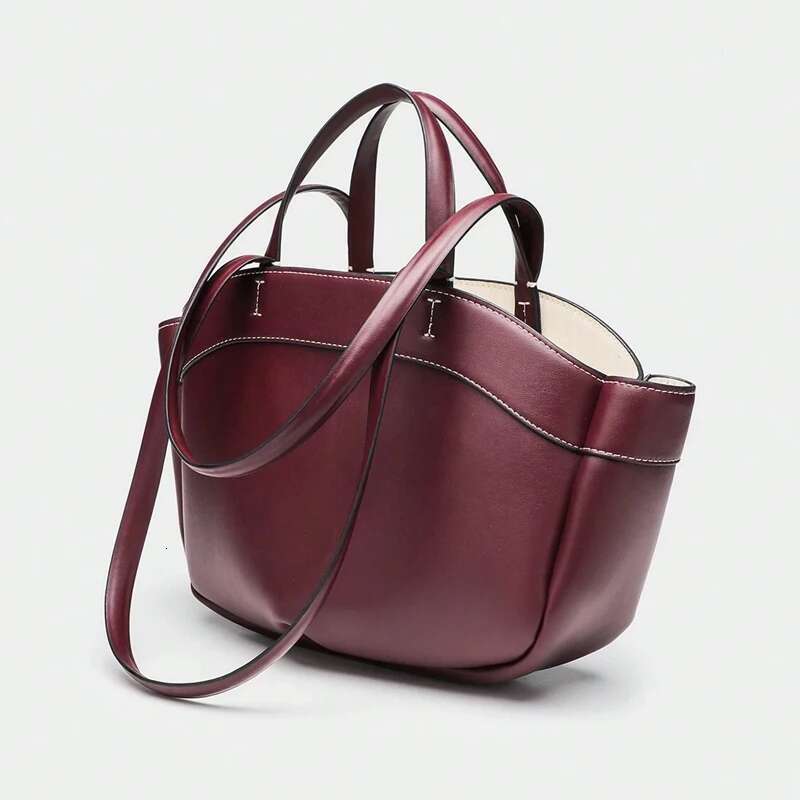 Fashion Large Capacity Women Shoulder Designer Lady Handbags Pu Leather Tote Commuter Bag Trend Two Bags Set 2024