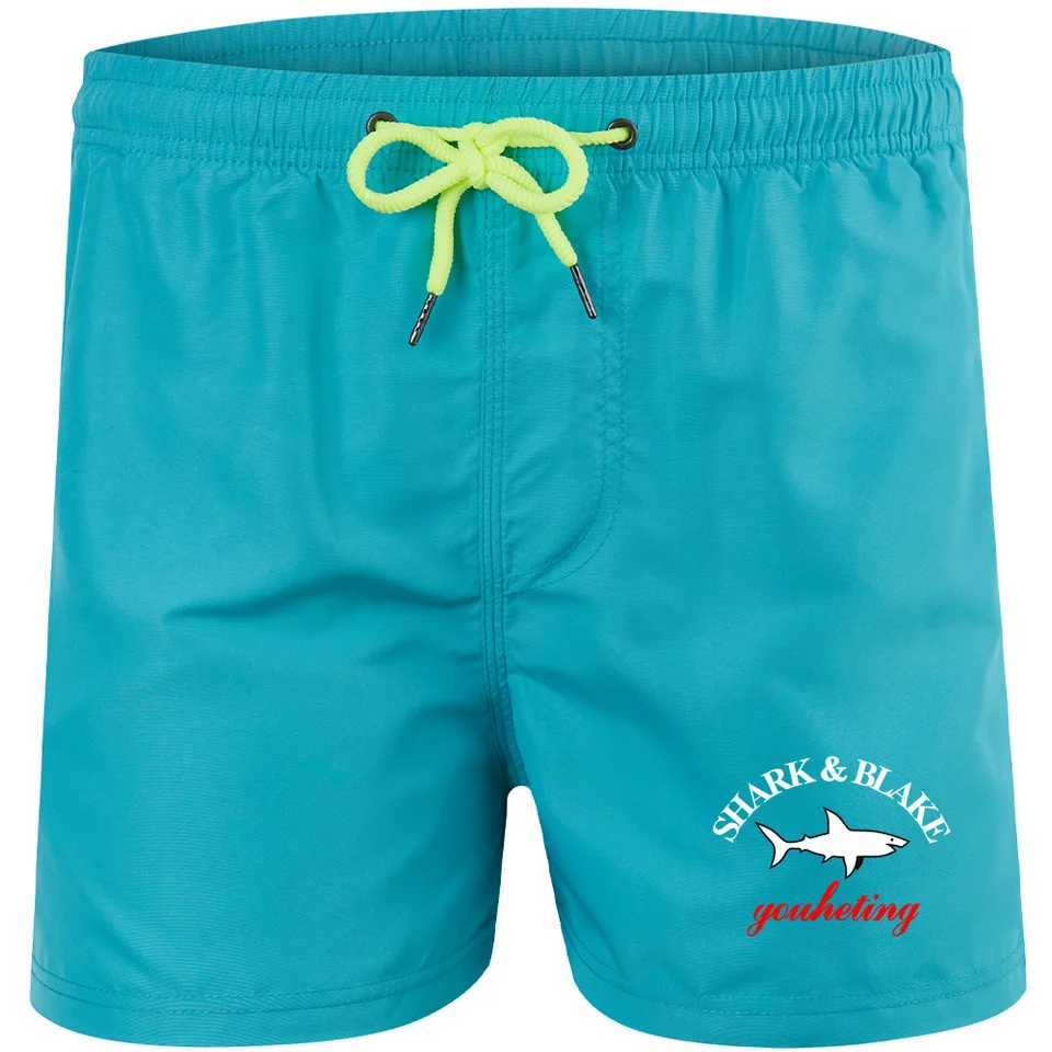New summer seaside vacation mens cool shorts beach pants loose mens casual fashion sports pants beach pants swimming trunksT250304