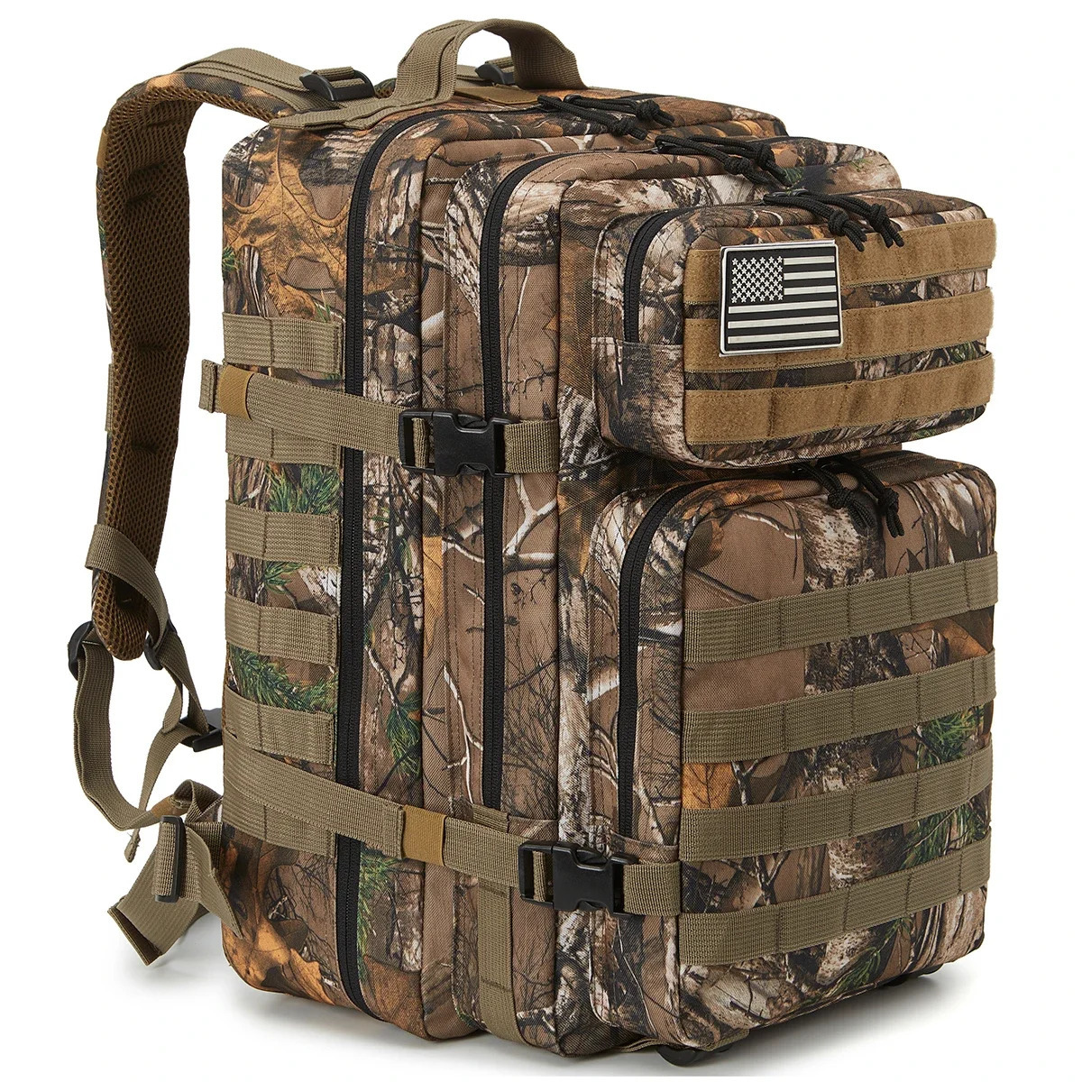 Ship from US 45L Tactical Backpack for GYM MenWomen Large Capacity 3 Days Survival Molle Bag hiking backpacks camping equipment back pack 250304FBB
