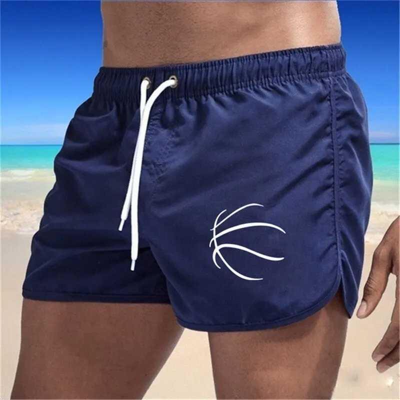 New Breathable Fitness Mens Fashion Sports Shorts Running Quick Dry Pants Summer Thin Training Beach Pants XL-XXXLT250304