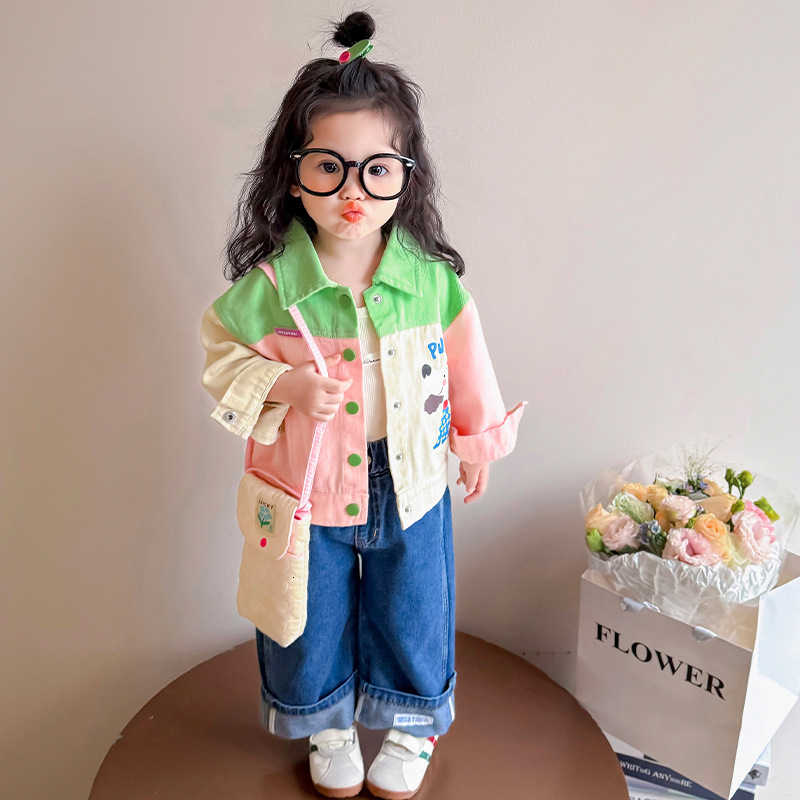 Ddmyshoesvip Girls And Autumn New Collection Children S Casual Western Fashion Baby Girl Jacket Spring Top
