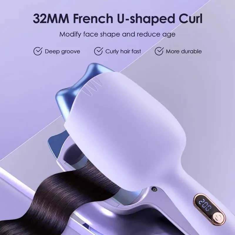 Curling Irons Electric Curling Hair Curling Iron Automatic Perm Splint Ceramic Hair Curler Hair Waver Curlers Styling Tools z250304