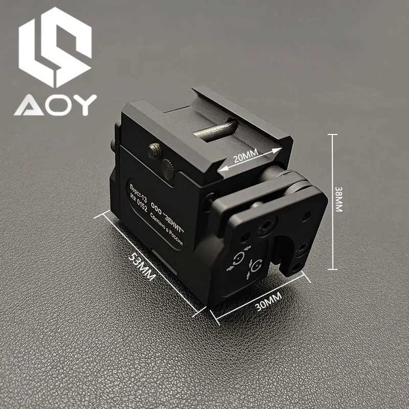Outdoor Green Laser Aiming PERST-1 Mini Metal Adjustable Laser Indicator Air Gun Hunting 20mm Underhung Tactical LightXJ250303