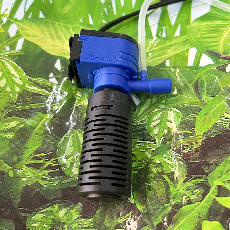 220/240V Aquarium Fish Tank Built-in Filter Aeration Water Purifier Internal Submersible Pump Oxygenation Filter Pump For Fish