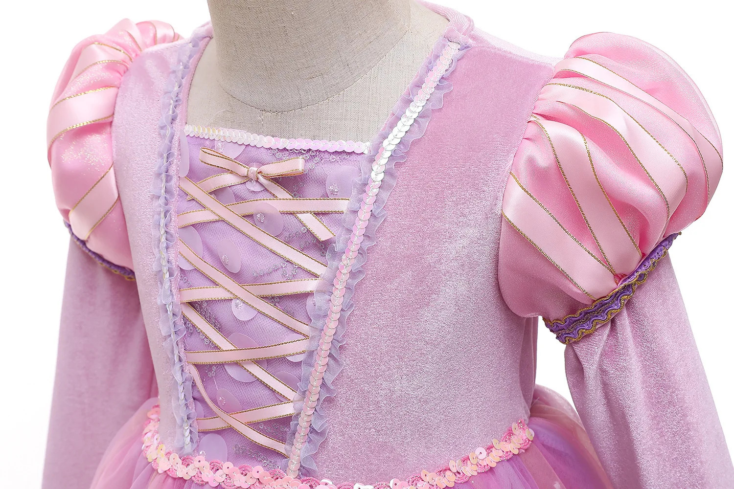 Girl Costume Rapunzel Princess Party Dresses for Girls Tangled Cosplay Dress Children Ball Gowns 310Yrs Kids dresses 250303