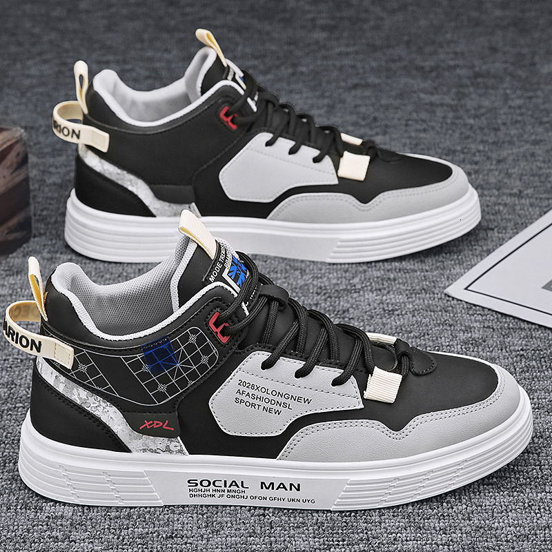 Canvas High Top 2025 Spring New Personalized Designer Sports Men's Shoes Casual Novice Student Men's Multi-functional Thick Soled Fashionabl