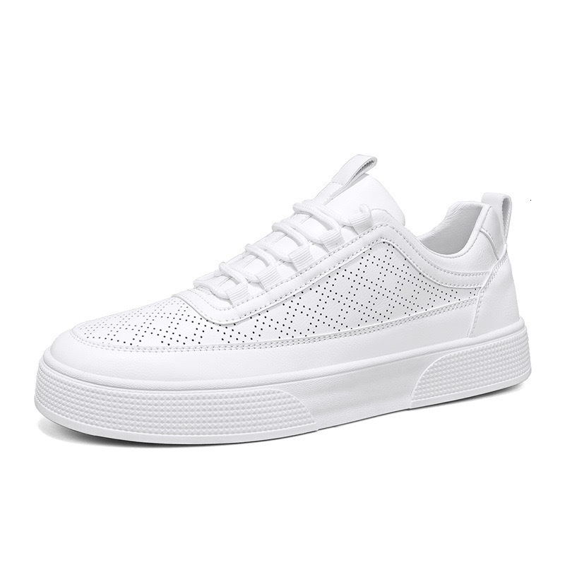 Spring Designer s New Breathable White Shoes 2025 Newly Launched Multi Functional Sports Men s Casual Leather Lightweight Solid Color Fashion Shoes