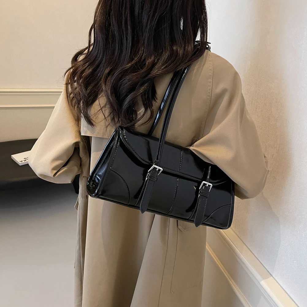 Elegant Red Bag for Women Shoulder Bag Handbag Purse Clutch PU Leather Trendy Top Handle Bags Travel Casual Commuter Bag Z250303