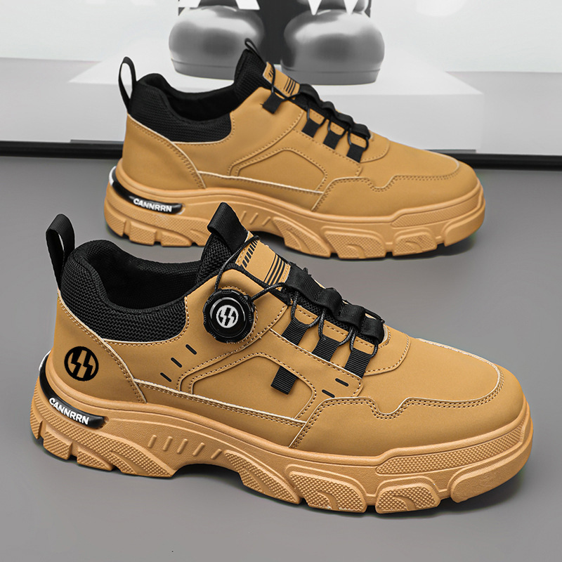 2025 Four Seasons Designer s New Original Niche Fashion Trend Versatile Breathable Martin Boots Thick Soled Casual Board Shoes Men s Sizes 39-44