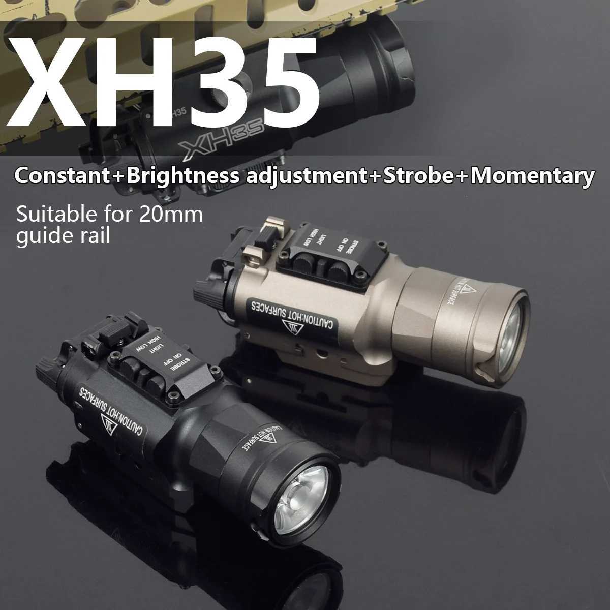 1000 Lumens Dual Output Tactical XH15 XH35 X300UH-B Weapon Gun Light X300 Ultra Airsoft Pistol Scout light Strobe FlashlightXJ250303