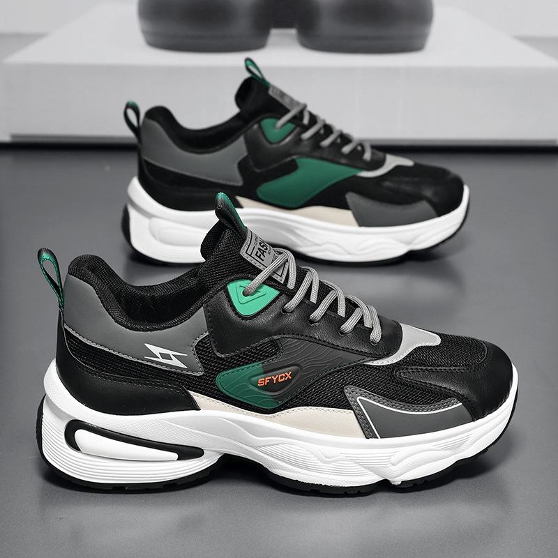 Famous Designer s Summer New Trend In 2025 Lace Up Breathable Mesh Sports Men s Shoes, Multifunctional Thick Soled Casual Running Fashion Shoes