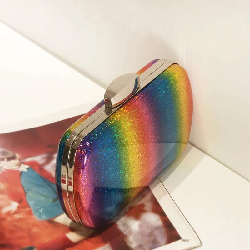 Rainbow Bag For Women Summer Evening Handbag Designer Sg Clutch Cross Body Bags 2024 Trend Unique High Quality Purse