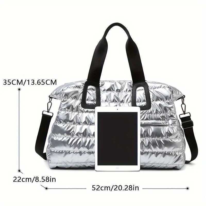 Large Capacity Shoulder Tote Shoulder and Cross-body Duffle Bags Lightweight Travel and Gym Bags Unisex Storage Duffle Bags Y250304