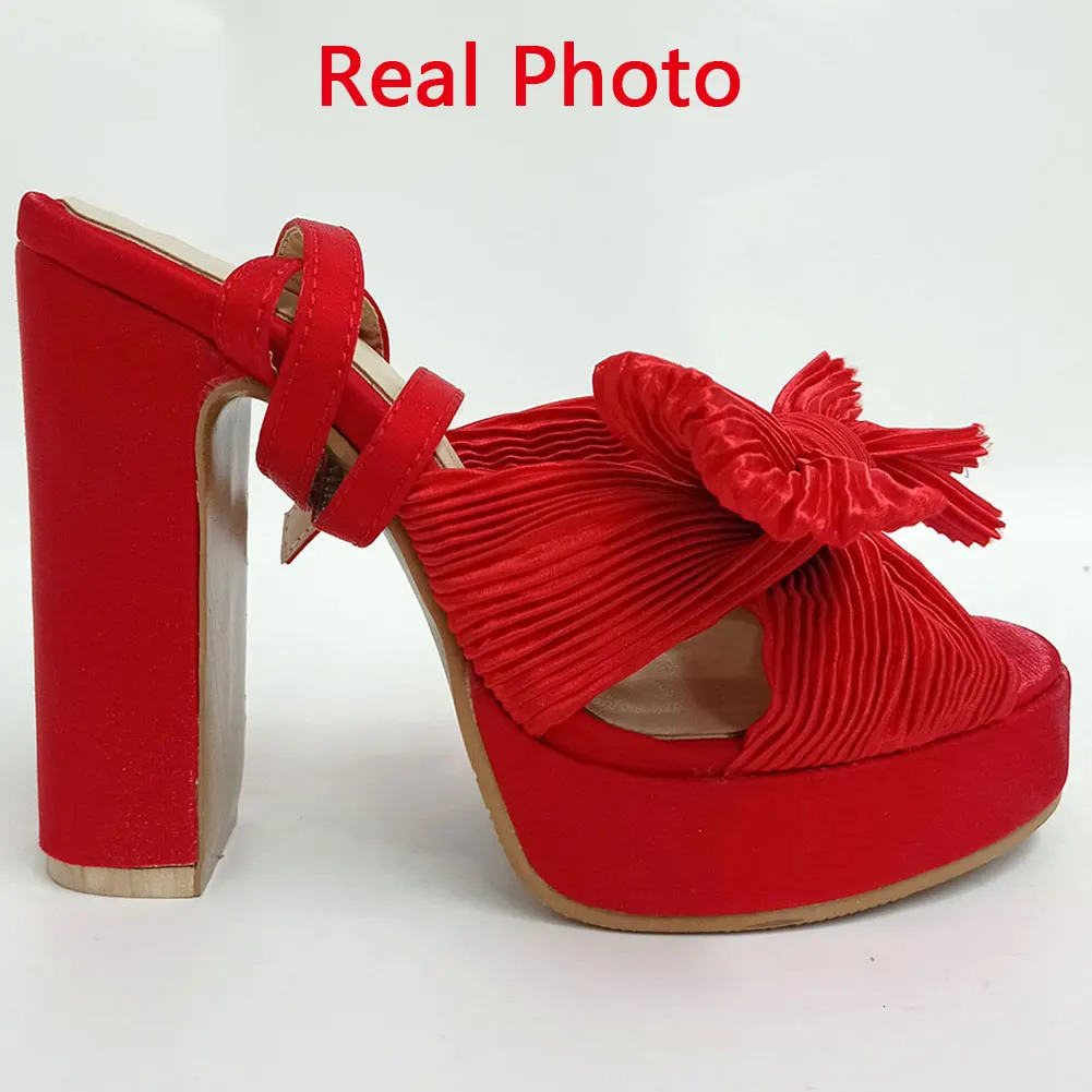 Platform Summer Simple High Heel Womens Sandals Wedding Shoes Large Size 43 Bridal Shoes 250228