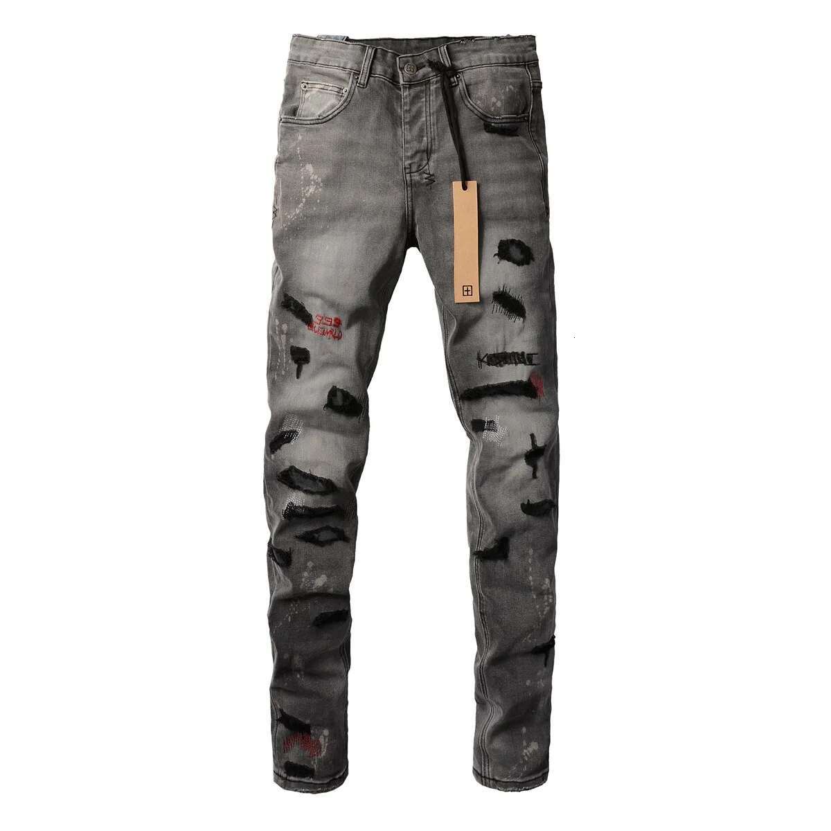 Jeans Ripped High Street Fashion Classic Casual Pants