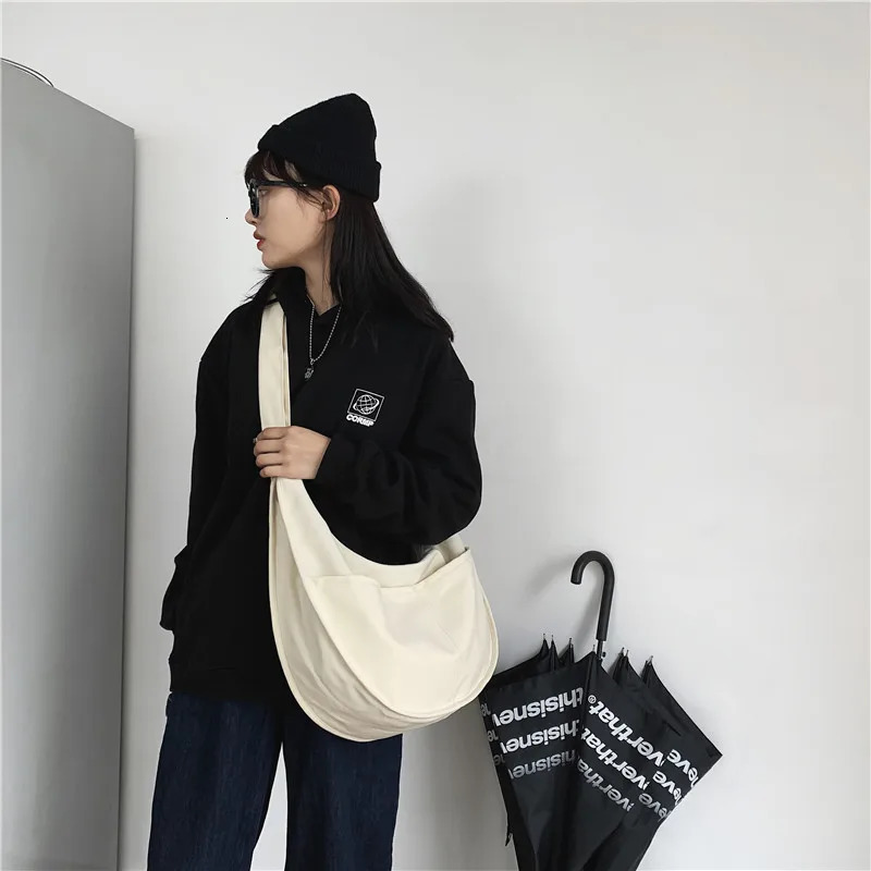 Y2K school bag large nylon bag homeless cross body bag womens handbag unisex couple bag shoulder bag Bolso 250303