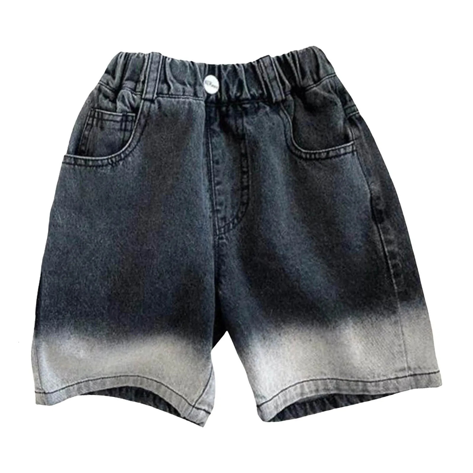 Girls In Shorts Boys Denim Straight Jeans Summer Casual With Pocket Baby Boy shorts for boys 250303