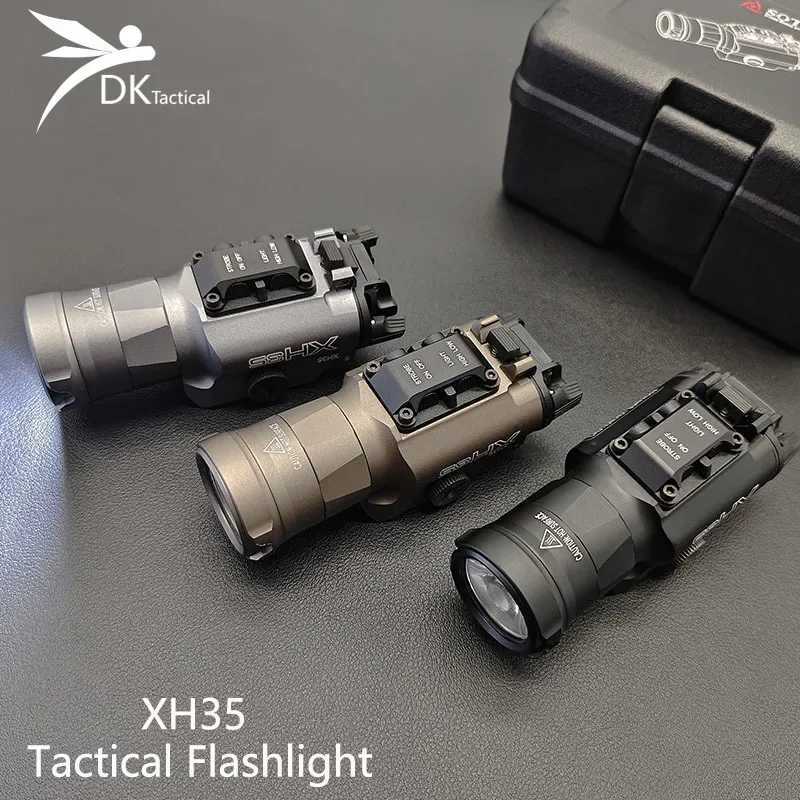 Airsoft Tactical SF XH35 X300 X300U Pistol Reconnaissance Light X300V D Flashlight Rifle Hunting Weapon Metal Gun LightXJ250303