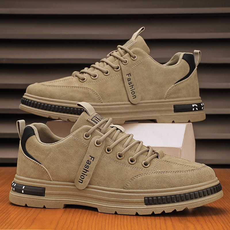 Spring New Designer Shoes Breathable Casual Labor Protection Men's Construction Site Outdoor Multi Functional Anti Slip Sports Fashion Board Shoe