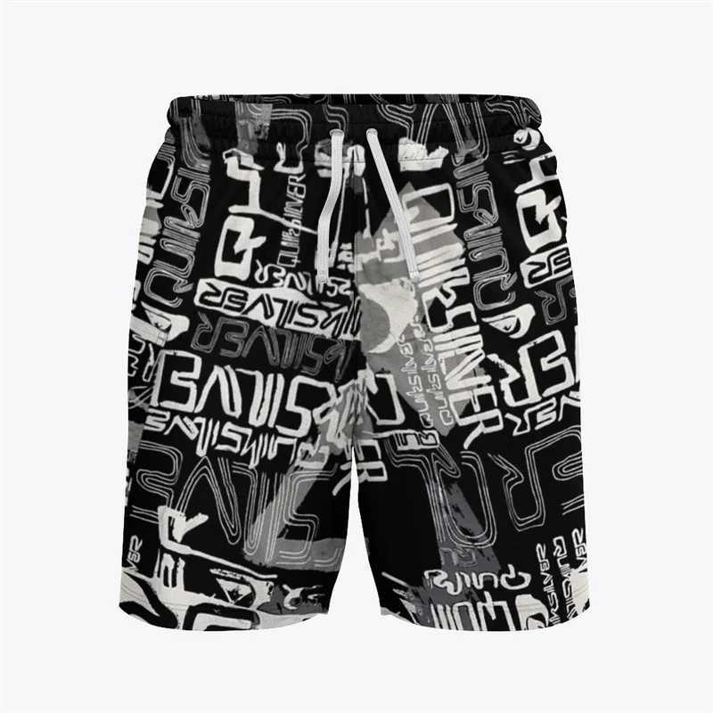 New Mens Bermuda Shorts Board Shorts Swimwear Leisure Quick Drying Swimming Trunks For Men De Bain Homme Beach Surfing ShortsT250304