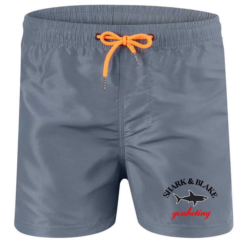 New summer seaside vacation mens cool shorts beach pants loose mens casual fashion sports pants beach pants swimming trunksT250304