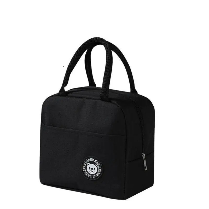Portable Work Lunch Bag Insulated Waterproof Camping Bag Outdoor Thermal Bag Aluminum Foil Thickened Refrigeration Bag 250228