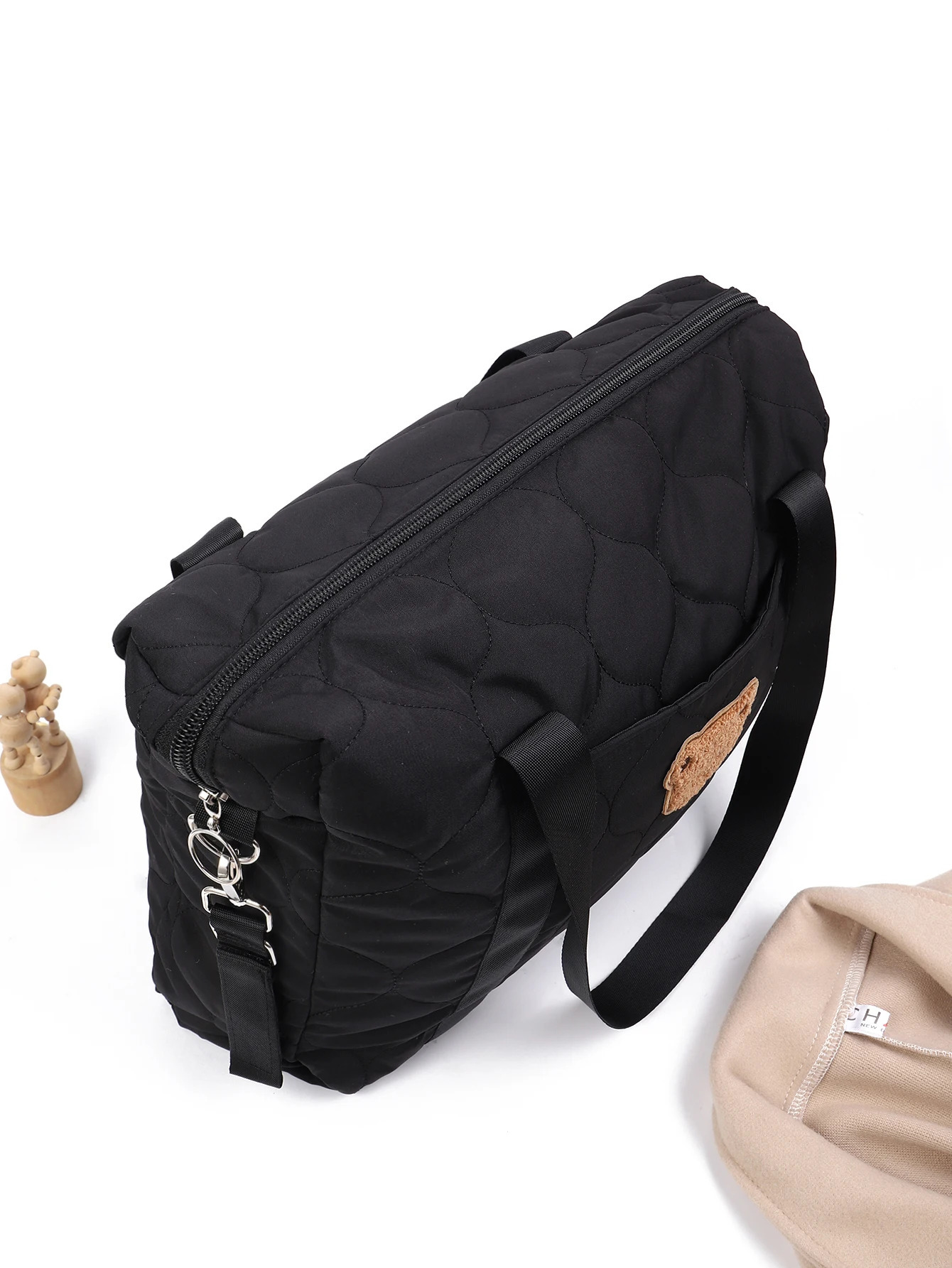 1 piece of hand-held changing bag mother-and-baby bag out-of-the-box portable storage bag trolley hanging bag 250304